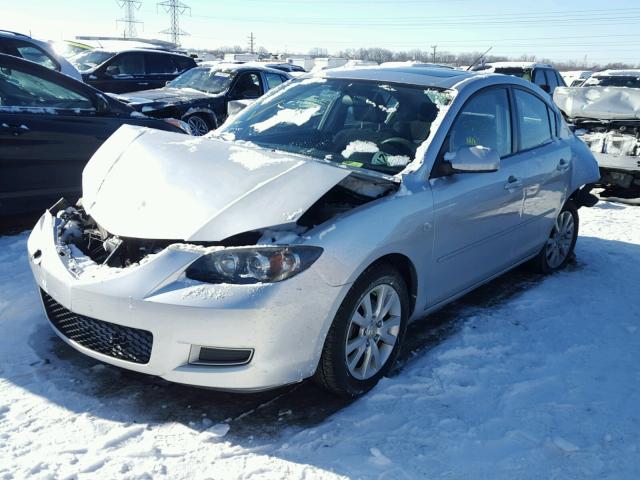 JM1BK32FX81792797 - 2008 MAZDA 3 I SILVER photo 2