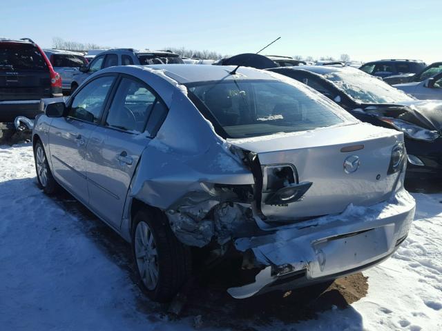 JM1BK32FX81792797 - 2008 MAZDA 3 I SILVER photo 3