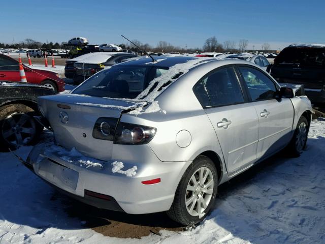 JM1BK32FX81792797 - 2008 MAZDA 3 I SILVER photo 4