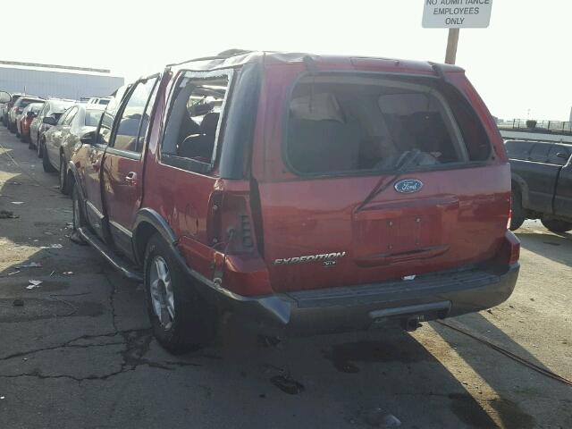 1FMFU16L94LA95406 - 2004 FORD EXPEDITION RED photo 3