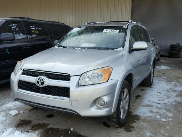 2T3YF4DV1AW047632 - 2010 TOYOTA RAV4 LIMIT SILVER photo 2