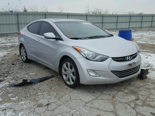 KMHDH4AE4DU748272 - 2013 HYUNDAI ELANTRA GL SILVER photo 1