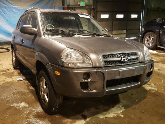 KM8JM12B28U873570 - 2008 HYUNDAI TUCSON GLS GRAY photo 1