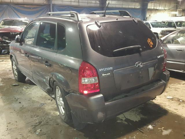 KM8JM12B28U873570 - 2008 HYUNDAI TUCSON GLS GRAY photo 3