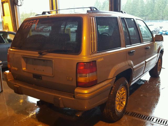 1J4GZ78Y0SC679268 - 1995 JEEP GRAND CHER GRAY photo 4