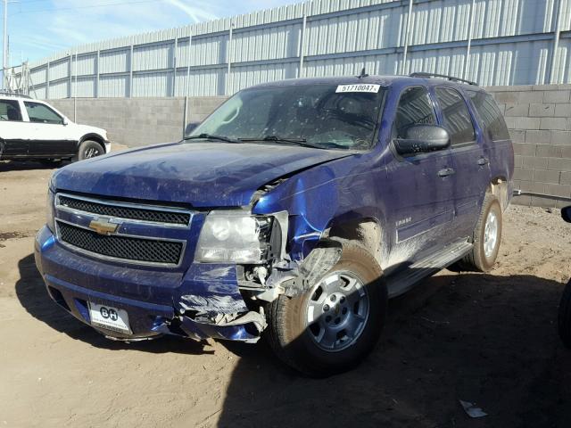 1GNUCAE00AR268414 - 2010 CHEVROLET TAHOE C150 BLUE photo 2