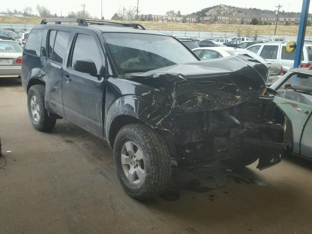 5N1AR18B38C632793 - 2008 NISSAN PATHFINDER BLACK photo 1