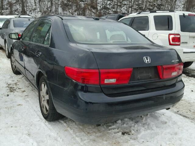 1HGCM66535A001508 - 2005 HONDA ACCORD EX BLACK photo 3