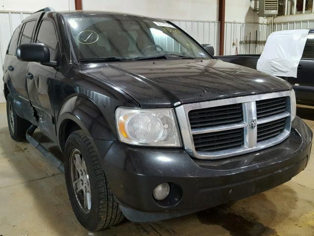 1D8HB48N78F121350 - 2008 DODGE DURANGO SL BLACK photo 1