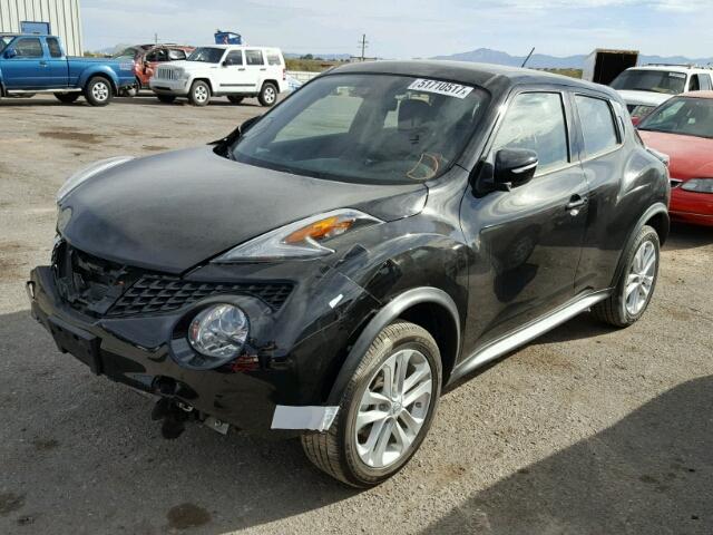 JN8AF5MR8HT705975 - 2017 NISSAN JUKE S BLACK photo 2