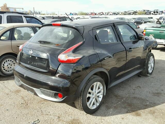 JN8AF5MR8HT705975 - 2017 NISSAN JUKE S BLACK photo 4