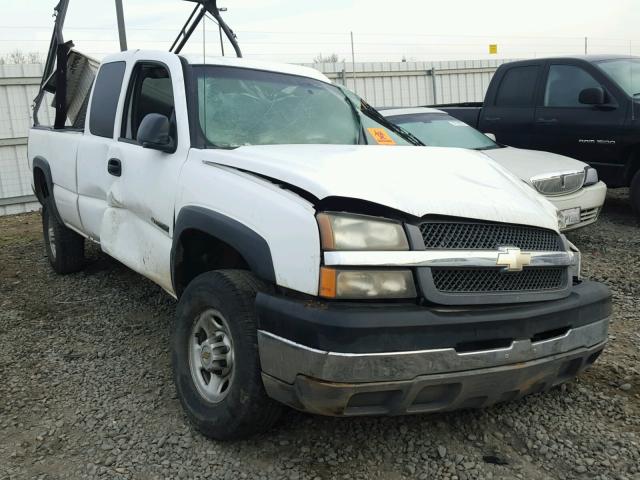 1GCHC29U74E349578 - 2004 CHEVROLET SILVERADO WHITE photo 1