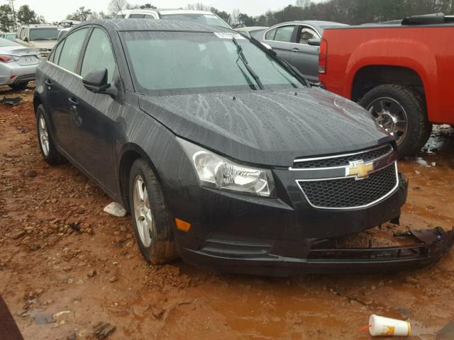 1G1PF5S93B7100859 - 2011 CHEVROLET CRUZE LT BLACK photo 1