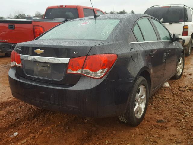 1G1PF5S93B7100859 - 2011 CHEVROLET CRUZE LT BLACK photo 4