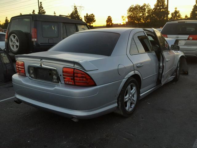 1LNHM87A41Y693447 - 2001 LINCOLN LS SILVER photo 4