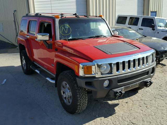 5GTDN136668168026 - 2006 HUMMER H3 RED photo 1