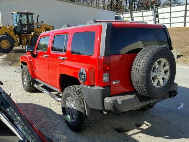 5GTDN136668168026 - 2006 HUMMER H3 RED photo 3