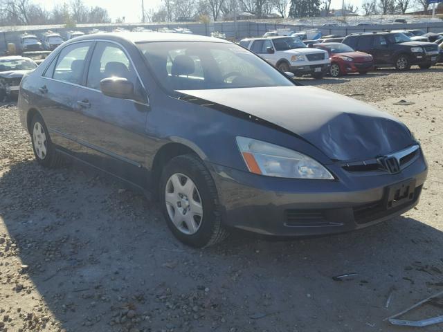 1HGCM56496A028117 - 2006 HONDA ACCORD LX BLUE photo 1