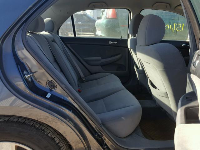 1HGCM56496A028117 - 2006 HONDA ACCORD LX BLUE photo 6