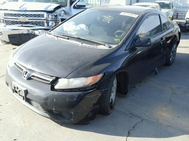 2HGFG12637H561622 - 2007 HONDA CIVIC LX CHARCOAL photo 2