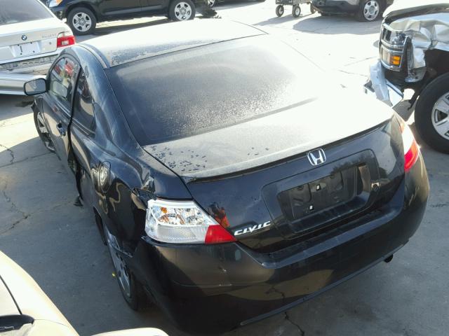 2HGFG12637H561622 - 2007 HONDA CIVIC LX CHARCOAL photo 3