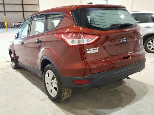 1FMCU0F79FUC11667 - 2015 FORD ESCAPE S MAROON photo 3