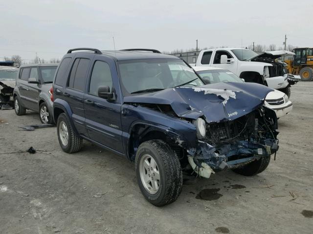 1J4GL58K74W133196 - 2004 JEEP LIBERTY LI BLUE photo 1