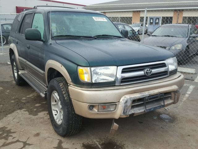 JT3GN87R5Y0142363 - 2000 TOYOTA 4RUNNER GREEN photo 1