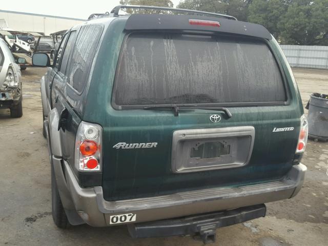 JT3GN87R5Y0142363 - 2000 TOYOTA 4RUNNER GREEN photo 3