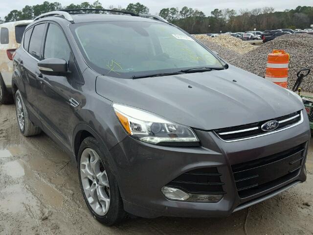 1FMCU0J93EUA21614 - 2014 FORD ESCAPE TIT GRAY photo 1