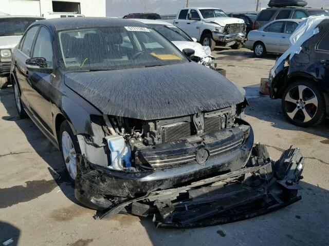 3VWD07AJXEM414311 - 2014 VOLKSWAGEN JETTA SE BLACK photo 1