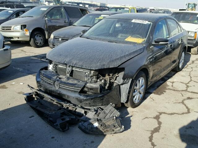 3VWD07AJXEM414311 - 2014 VOLKSWAGEN JETTA SE BLACK photo 2