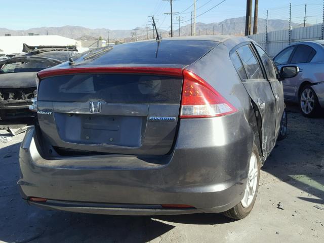 JHMZE2H77BS009936 - 2011 HONDA INSIGHT EX GRAY photo 4