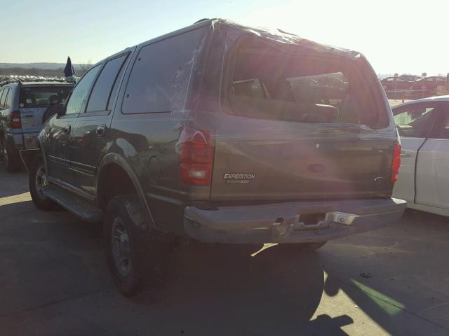 1FMPU18L6YLA58739 - 2000 FORD EXPEDITION GREEN photo 3