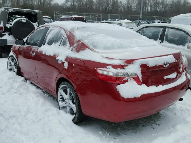 4T1BE46K89U396559 - 2009 TOYOTA CAMRY BASE RED photo 3
