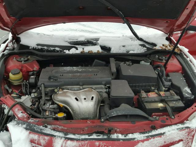 4T1BE46K89U396559 - 2009 TOYOTA CAMRY BASE RED photo 7