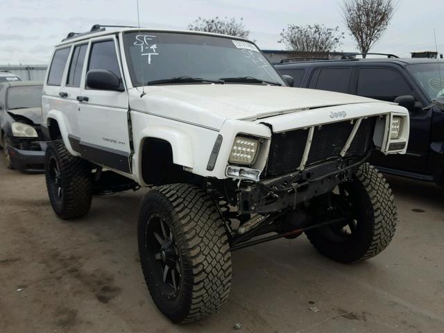 1J4FF48S01L573660 - 2001 JEEP CHEROKEE S WHITE photo 1