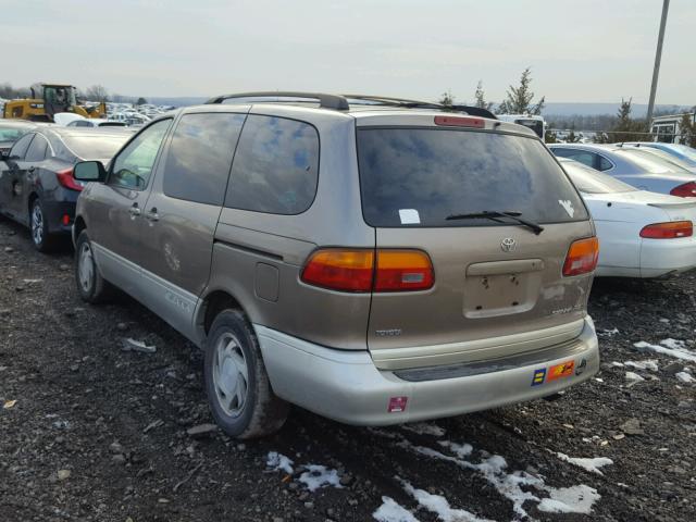 4T3ZF13C9XU116921 - 1999 TOYOTA SIENNA LE BEIGE photo 3