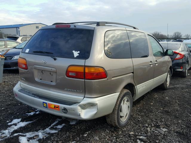 4T3ZF13C9XU116921 - 1999 TOYOTA SIENNA LE BEIGE photo 4