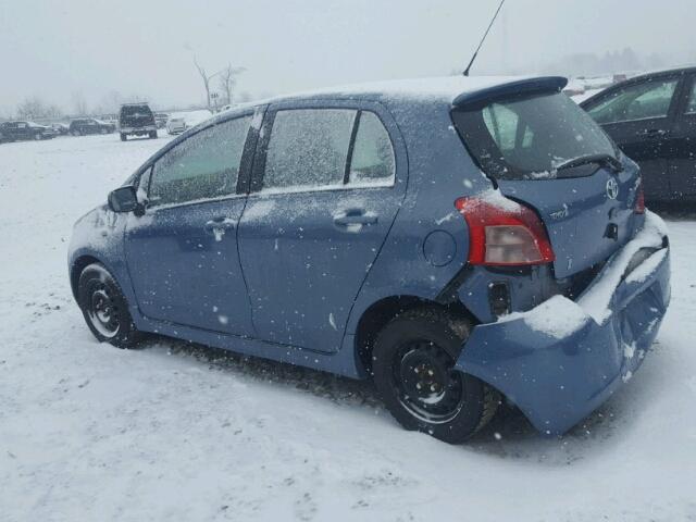 JTDKT923175089716 - 2007 TOYOTA YARIS BLUE photo 3