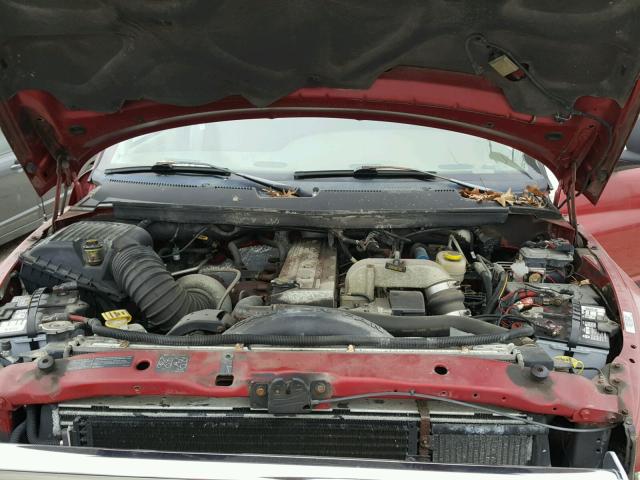 3B7KF2364XG147527 - 1999 DODGE RAM 2500 MAROON photo 7