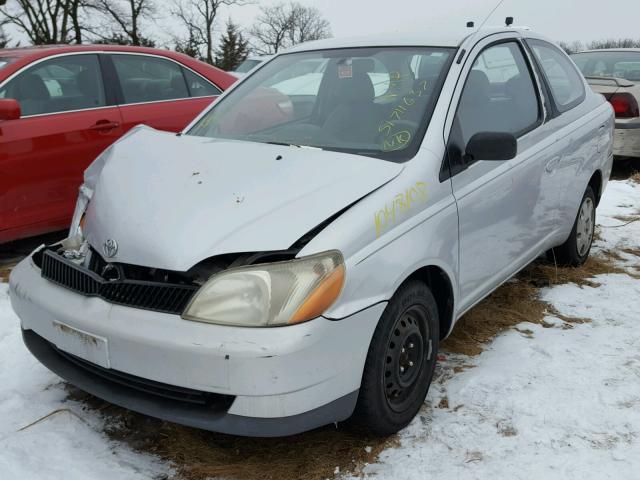 JTDAT1235Y0047111 - 2000 TOYOTA ECHO SILVER photo 2