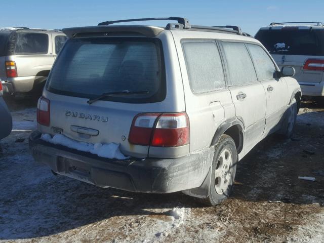 JF1SF63571H700835 - 2001 SUBARU FORESTER L SILVER photo 4