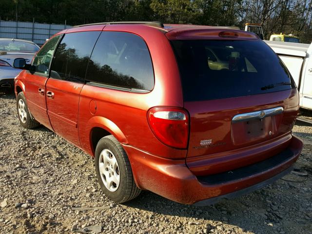 2A4GP44R46R637699 - 2006 CHRYSLER TOWN & COU MAROON photo 3