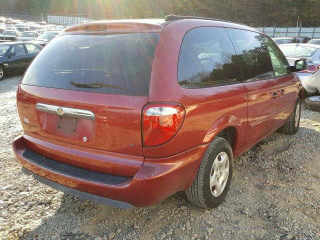 2A4GP44R46R637699 - 2006 CHRYSLER TOWN & COU MAROON photo 4