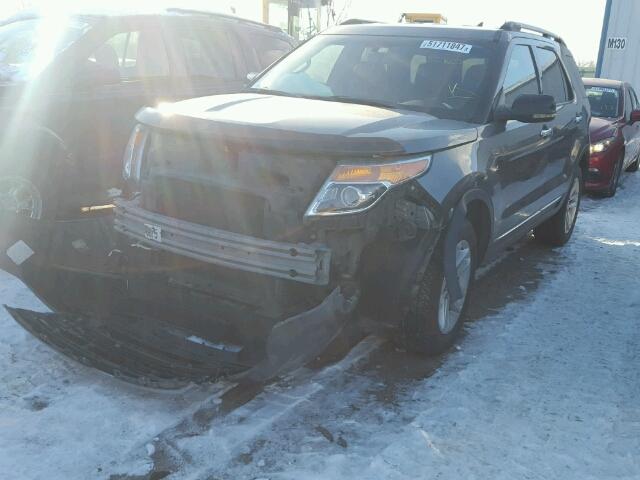 1FMHK8D84BGA32886 - 2011 FORD EXPLORER X GRAY photo 2