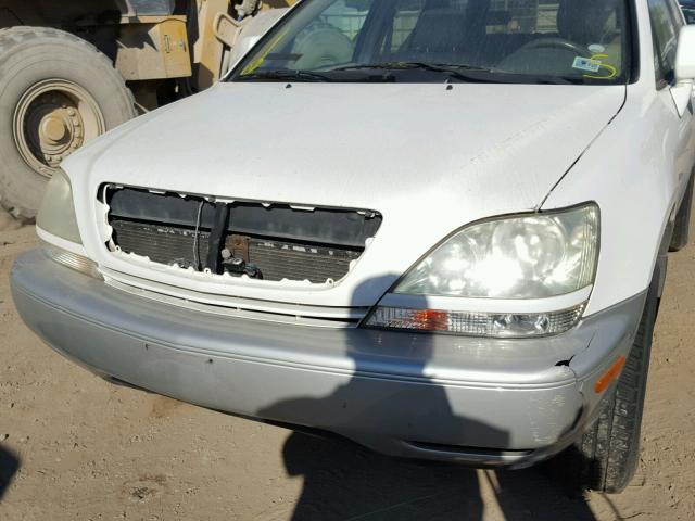 JTJGF10U920136942 - 2002 LEXUS RX 300 WHITE photo 9