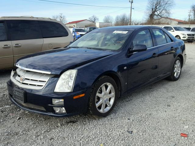 1G6DW677970175561 - 2007 CADILLAC STS BLUE photo 2