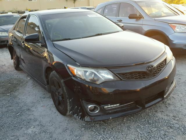 4T1BF1FKXDU210234 - 2013 TOYOTA CAMRY L BLACK photo 1