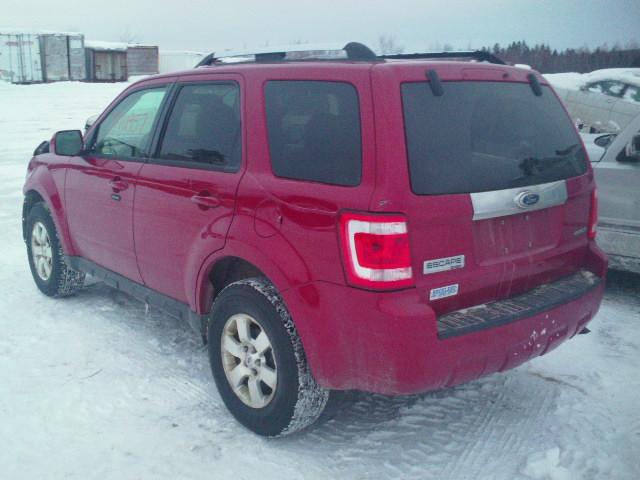 1FMCU94G29KB53599 - 2009 FORD ESCAPE LIM RED photo 3